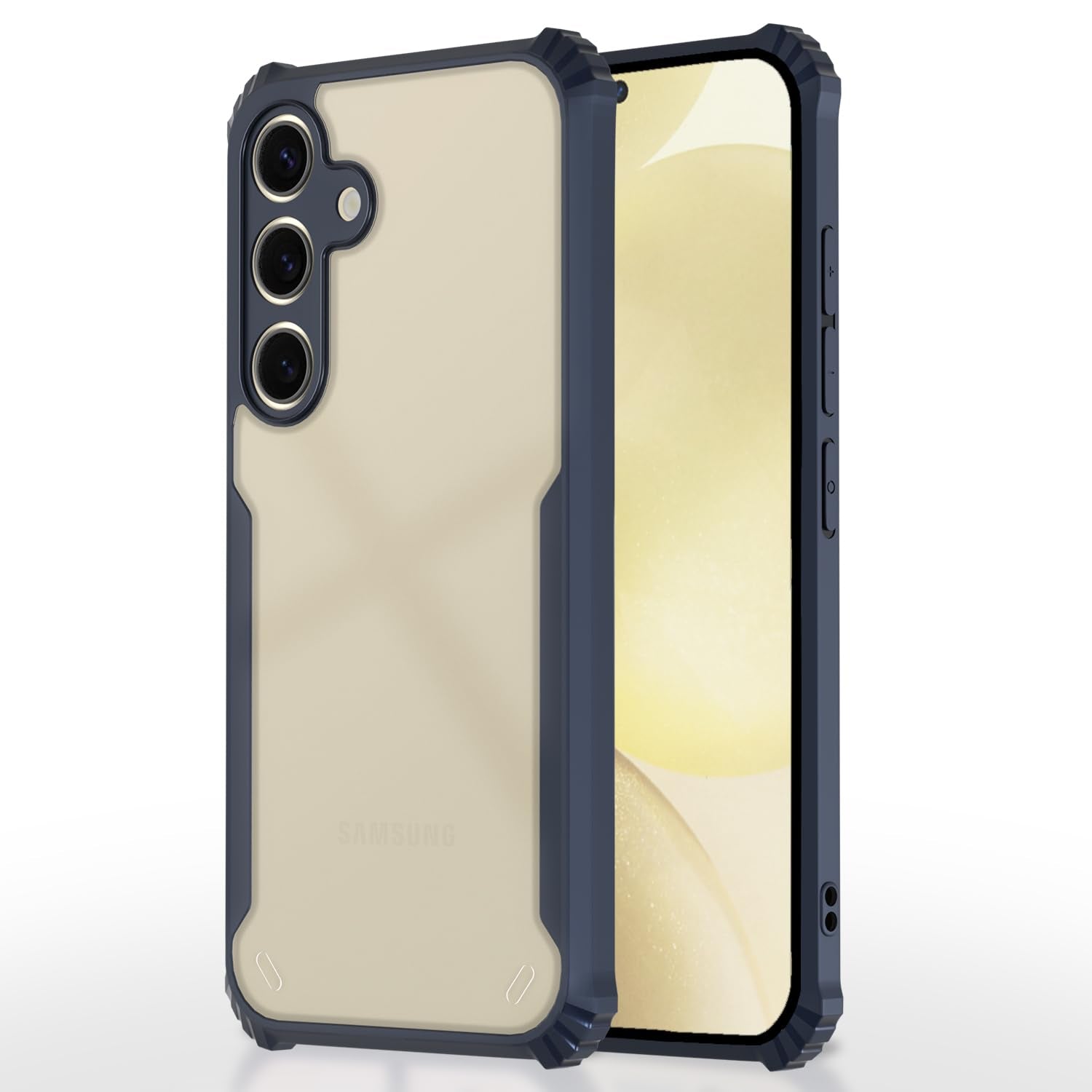 Blue Clear mobile back cover for Samsung S24 5G – Pikkme