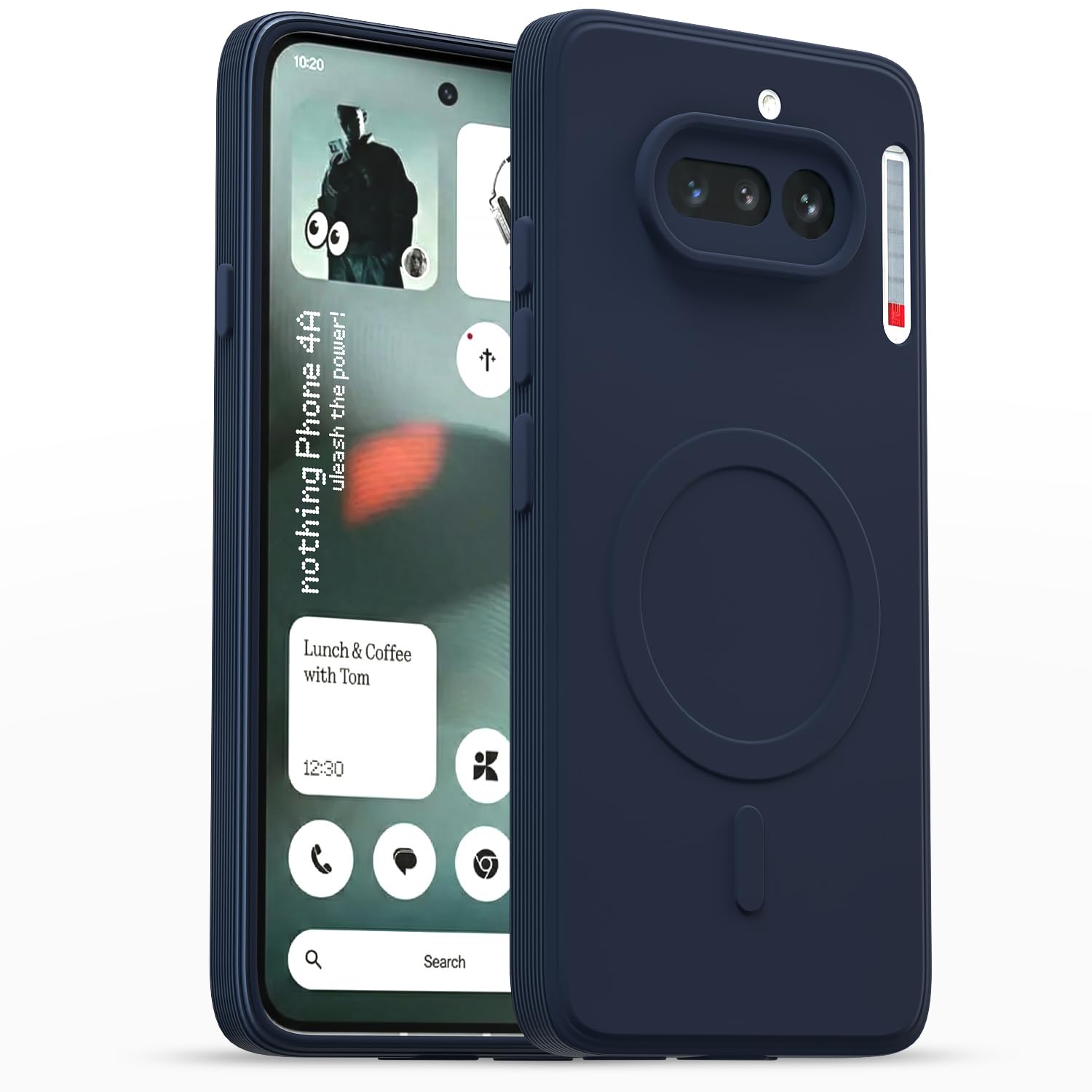 Nothing Phone 4a 5G MagSafe mobile cover in blue by Pikkme