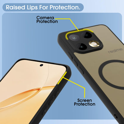 Black smoke mag-safe mobile back cover for Realme 16 Pro 5G – Pikkme – photo 4