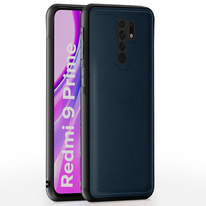 Pikkme Redmi 9 Prime/Poco M2 Leather blue phone cover