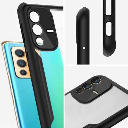 Black Hybrid mobile cover for Vivo V23 5G – Pikkme – photo 3