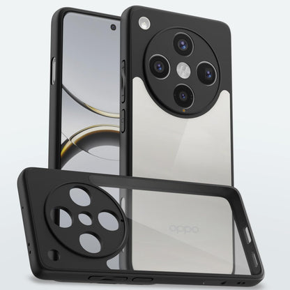 Pikkme black Hybrid mobile back cover for Oppo Find X8 Pro 5G