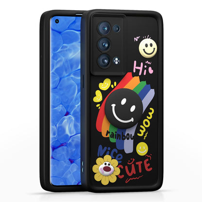 Pikkme Oppo Reno 6 Pro Plus 5G black mobile back cover