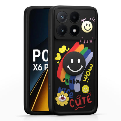 Pikkme Poco X6 Pro 5G black back cover