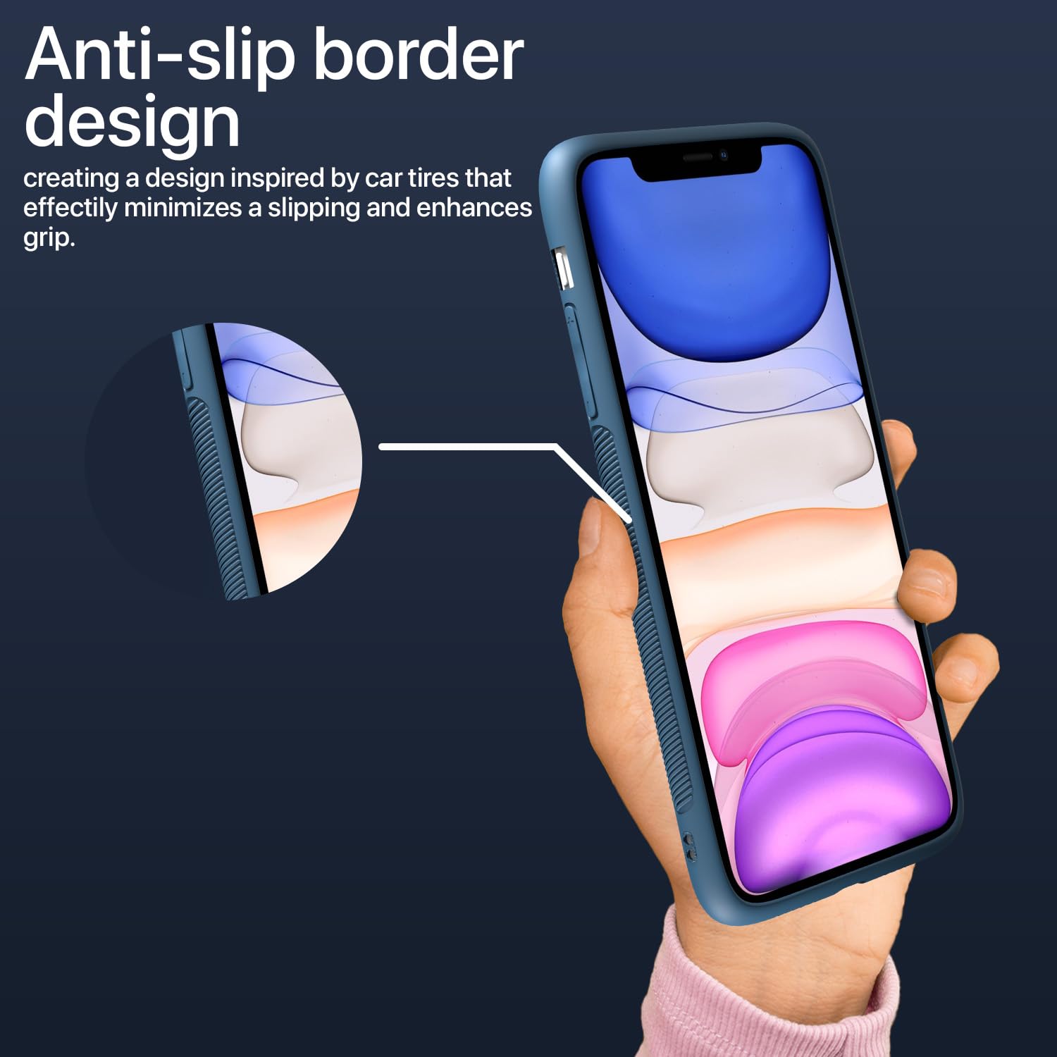 Pikkme blue Chrome mobile back cover for iPhone 11 – photo 6