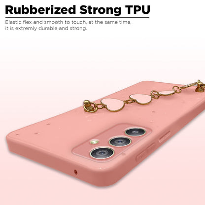 Samsung A34 5G Chain phone cover in pink by Pikkme – photo 5