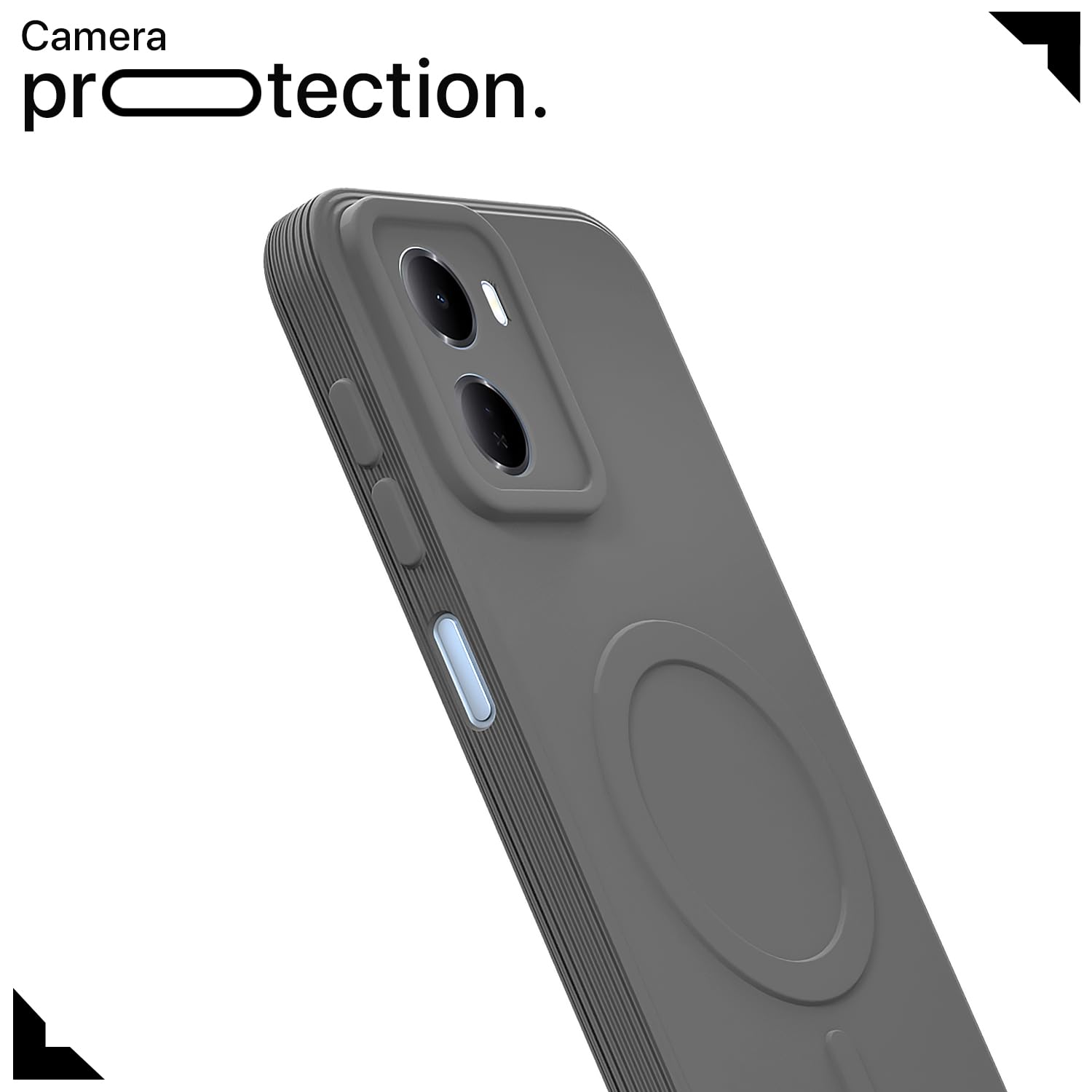 Pikkme Redmi 15A 5G grey mobile back cover – photo 5