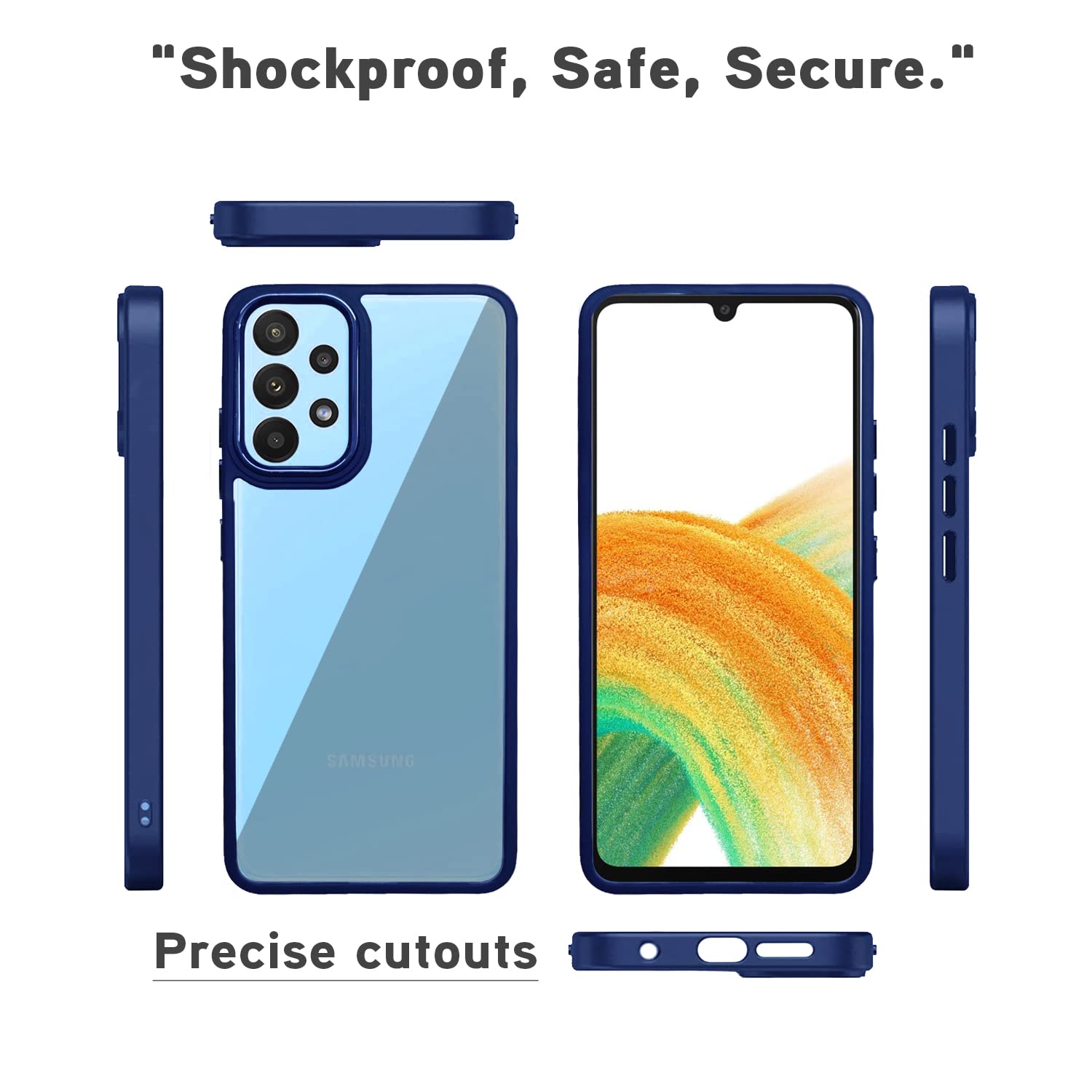 Pikkme blue phone cover for Samsung A33 5G – photo 3