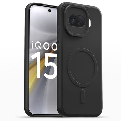 iQOO 15R 5G back cover in black by Pikkme