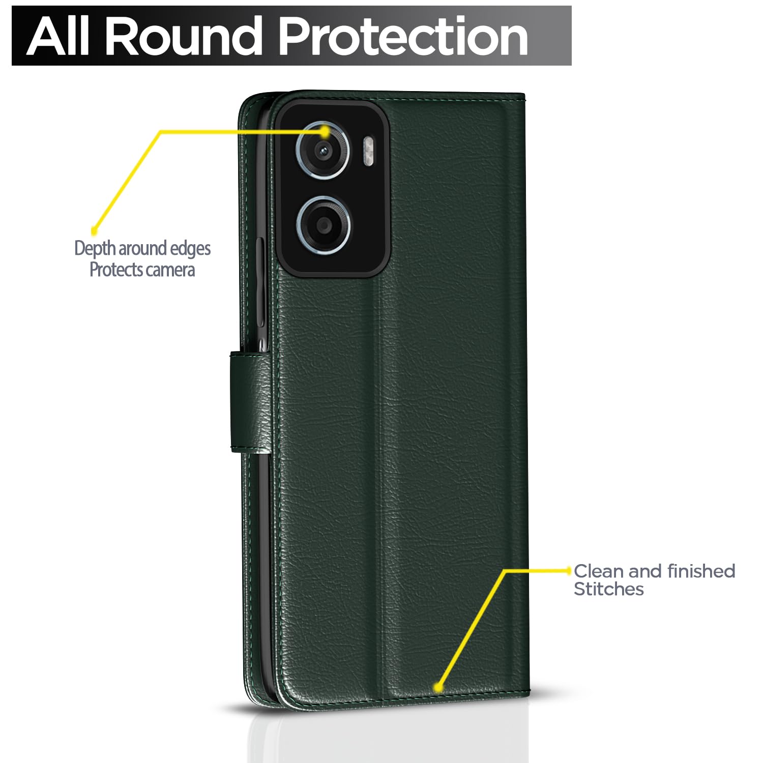 Pikkme green Wallet flip cover for Moto G05 – photo 4