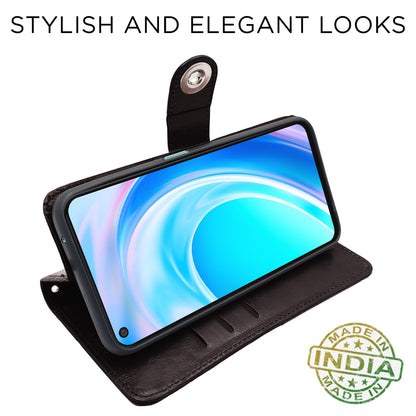 Pikkme OnePlus Nord CE 2 Lite 5G Wallet button coffee flip cover – photo 5