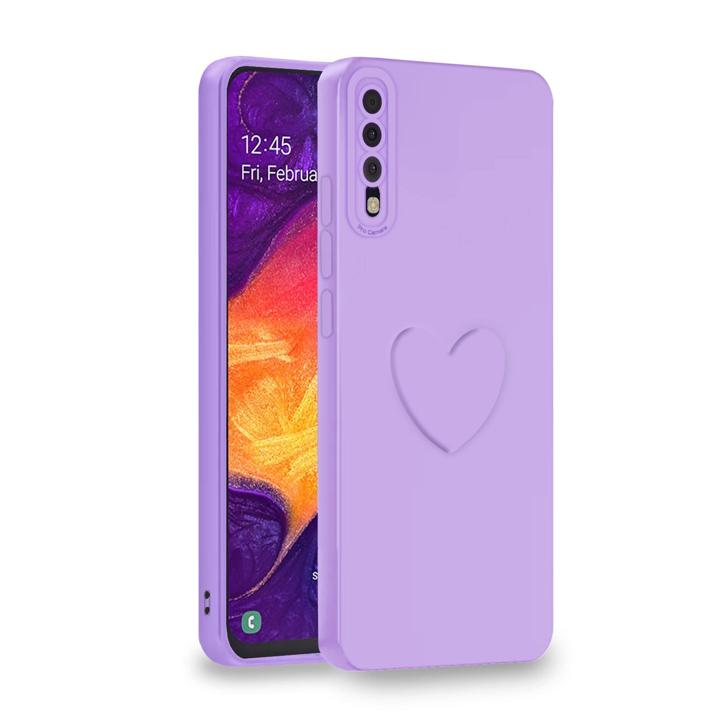 Pikkme purple back cover for Samsung A50/A50s/A30s