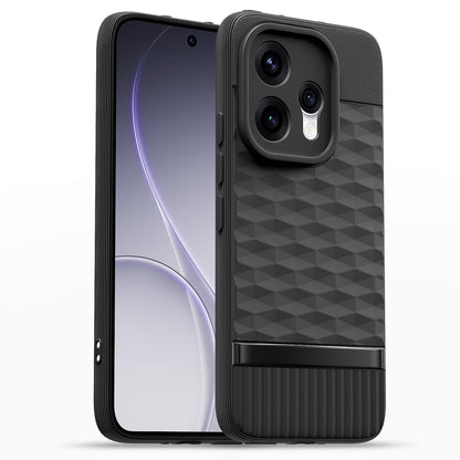 Oppo Reno 15 5G Silicone mobile cover in black by Pikkme