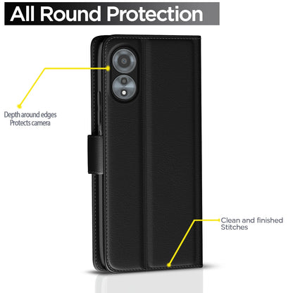 Oppo A78 4G flip cover in black by Pikkme – photo 4