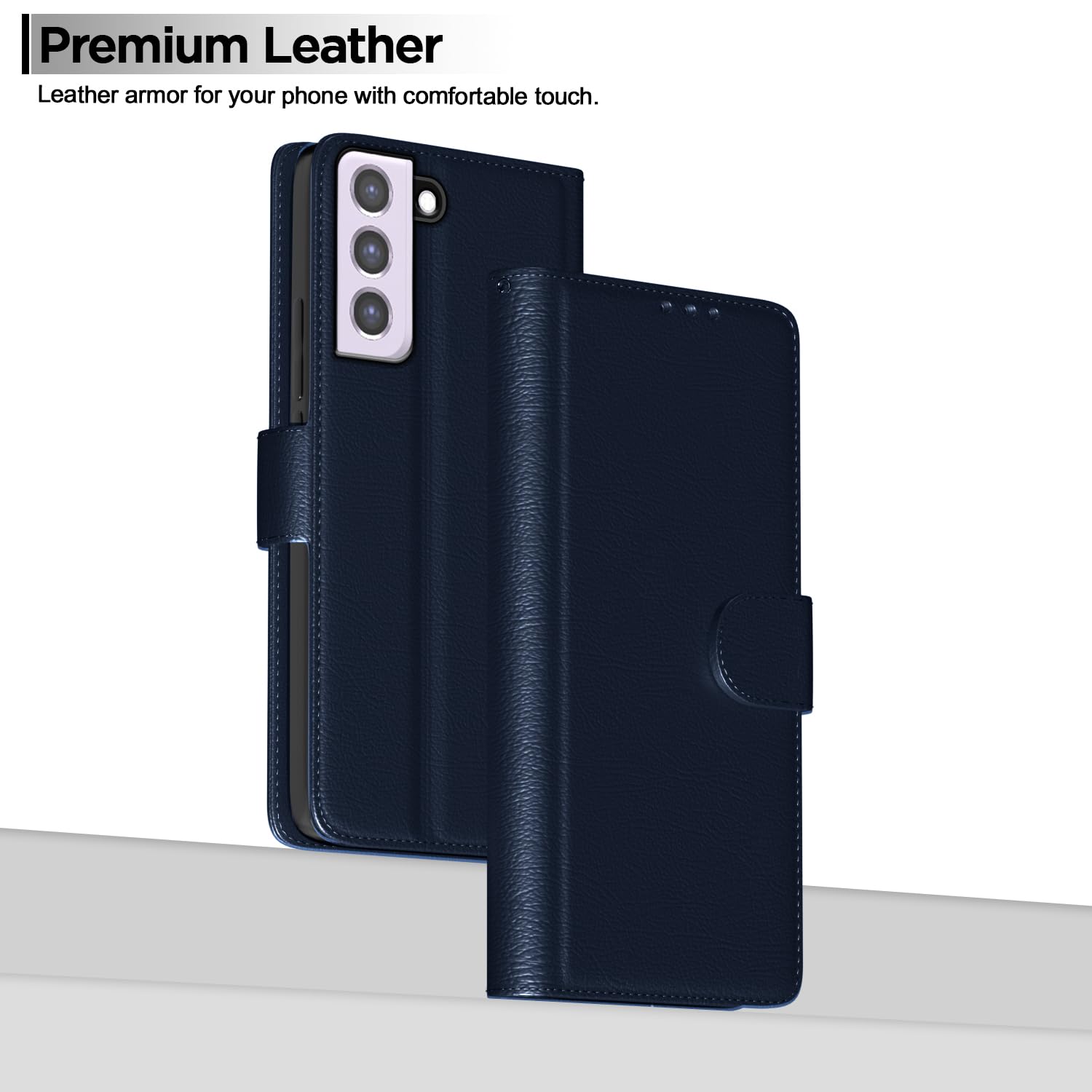 Pikkme Samsung S21 FE 5G blue wallet flip cover – photo 2