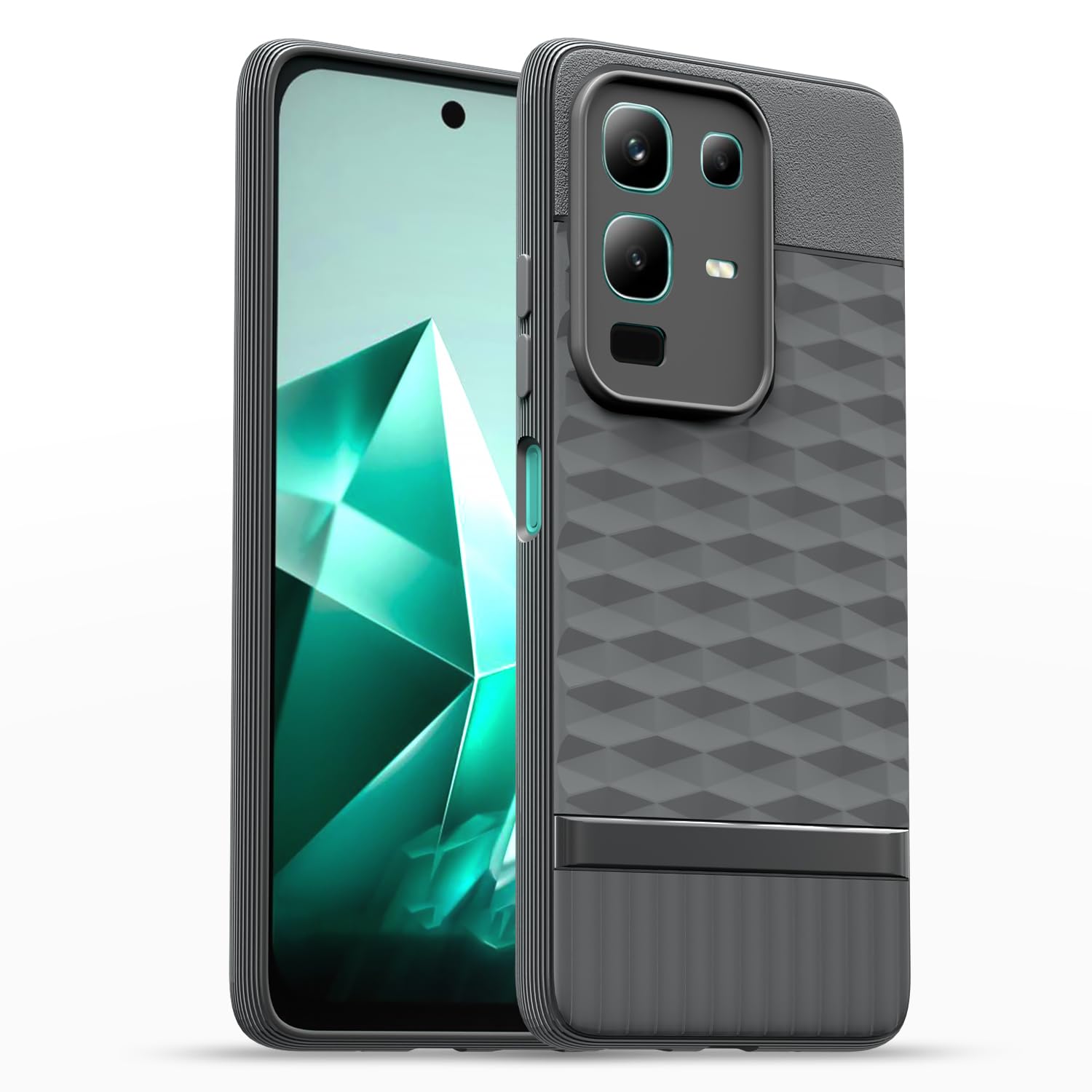Pikkme Infinix Note 50x 5G Gencase Back cover  - Grey