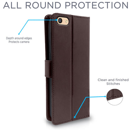 Pikkme Oppo F3 coffee wallet flip cover – photo 4
