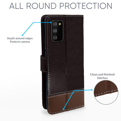 Coffee & brown mobile flip cover for Samsung M02s/F02s/A02s – Pikkme – photo 3