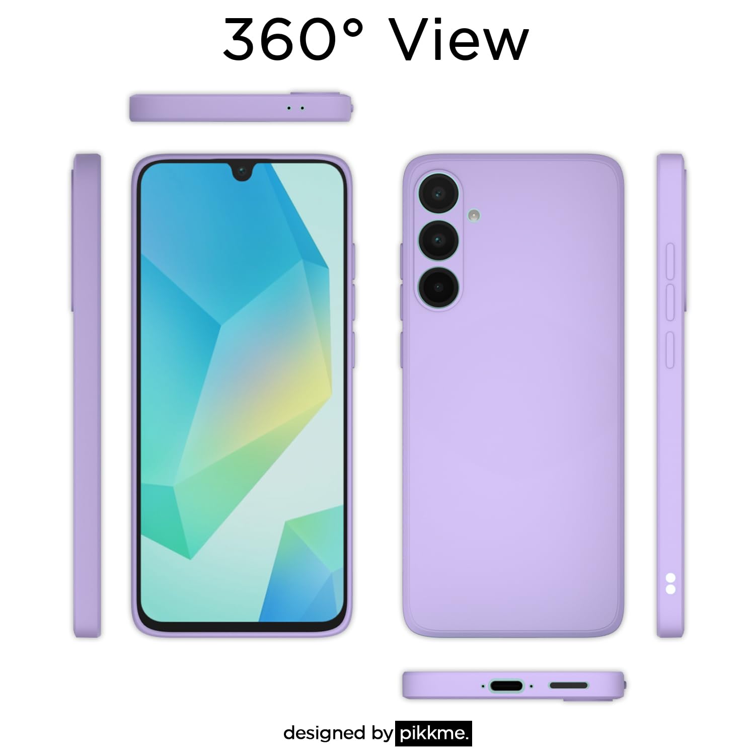 Pikkme purple Matte mobile back cover for Samsung A56 5G – photo 4