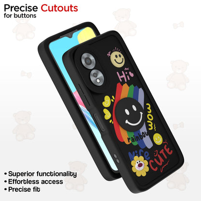 Oppo A38/A18 4G Soft Silicone mobile cover in black by Pikkme – photo 6