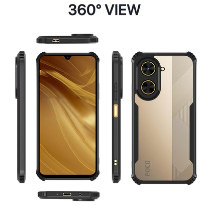 Pikkme black Hybrid mobile back cover for Poco C71/Redmi A5 Ultra – photo 3