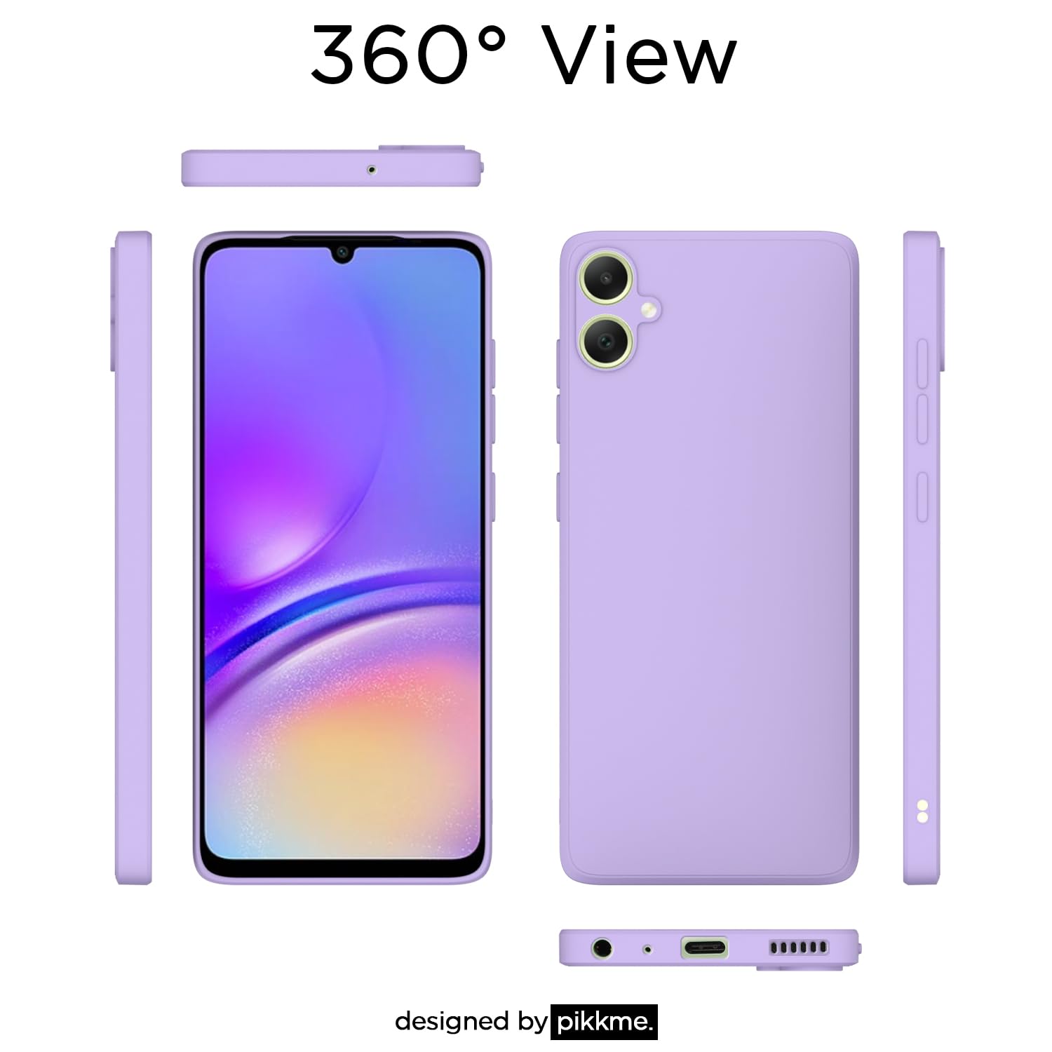 Pikkme Samsung A05/M05/F05 Matte purple back cover – photo 4