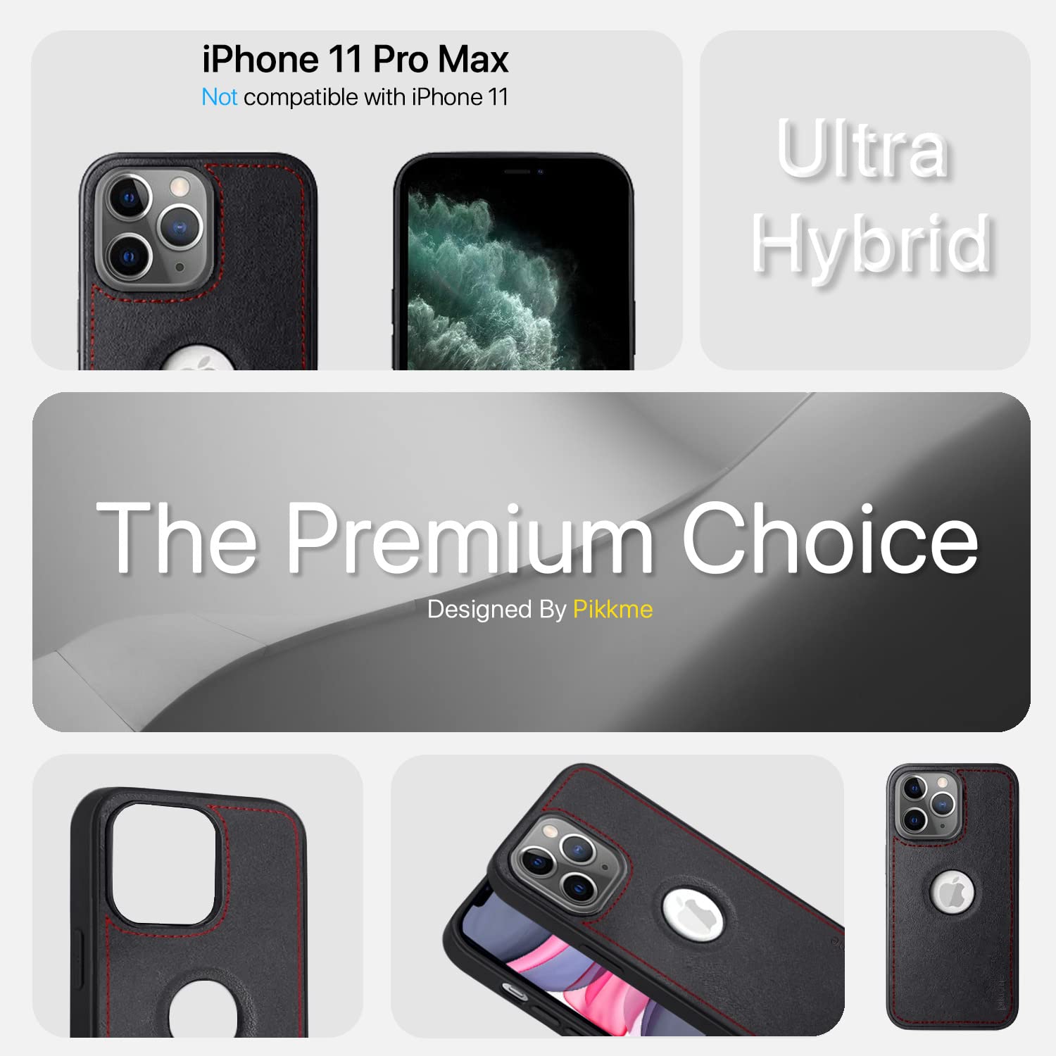 Black mobile back cover for iPhone 11 Pro Max – Pikkme – photo 3