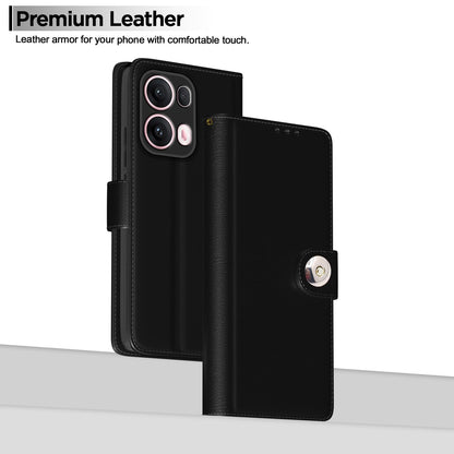 Oppo Reno 13 Pro 5G Button flip cover in black by Pikkme – photo 2
