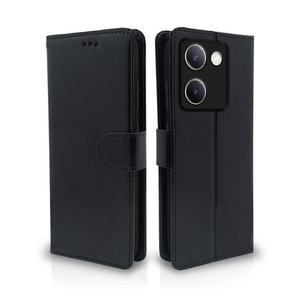Pikkme black Wallet flip case for Vivo Y200 Pro 5G