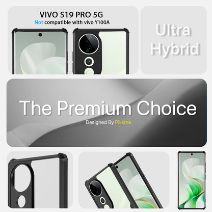 Vivo V40/V40 Pro/T3 Ultra 5G Clear mobile cover in black by Pikkme – photo 3
