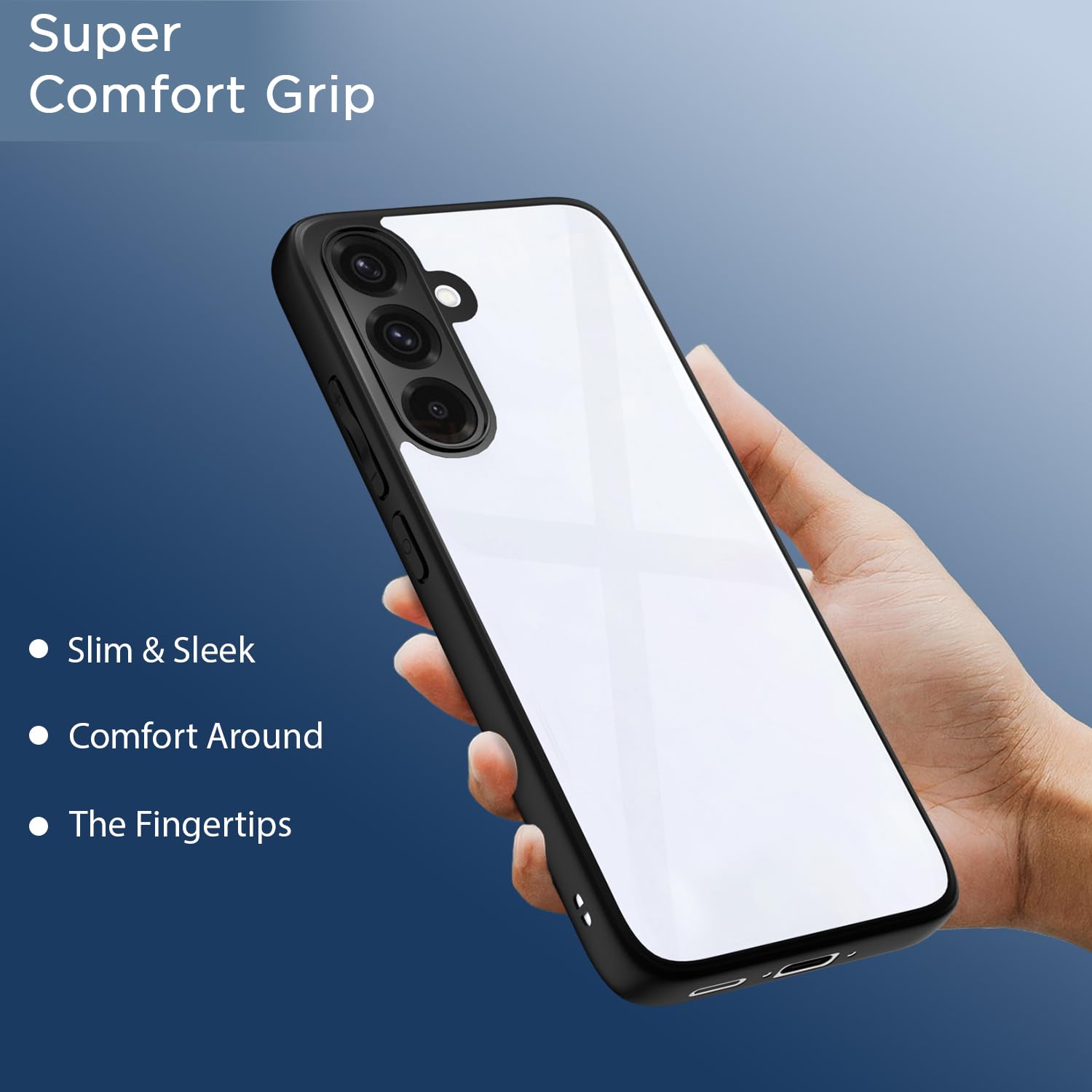 Pikkme Samsung A36 5G Hybrid black mobile back cover – photo 6