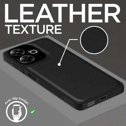 Pikkme Redmi 13/Poco M6 Plus 5G Leather black mobile back cover – photo 7