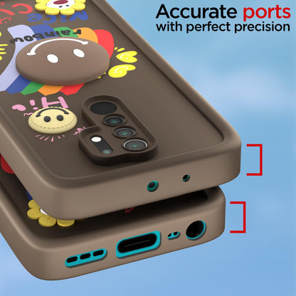 Pikkme brown mobile back cover for Redmi 9 Prime/Poco M2 – photo 4