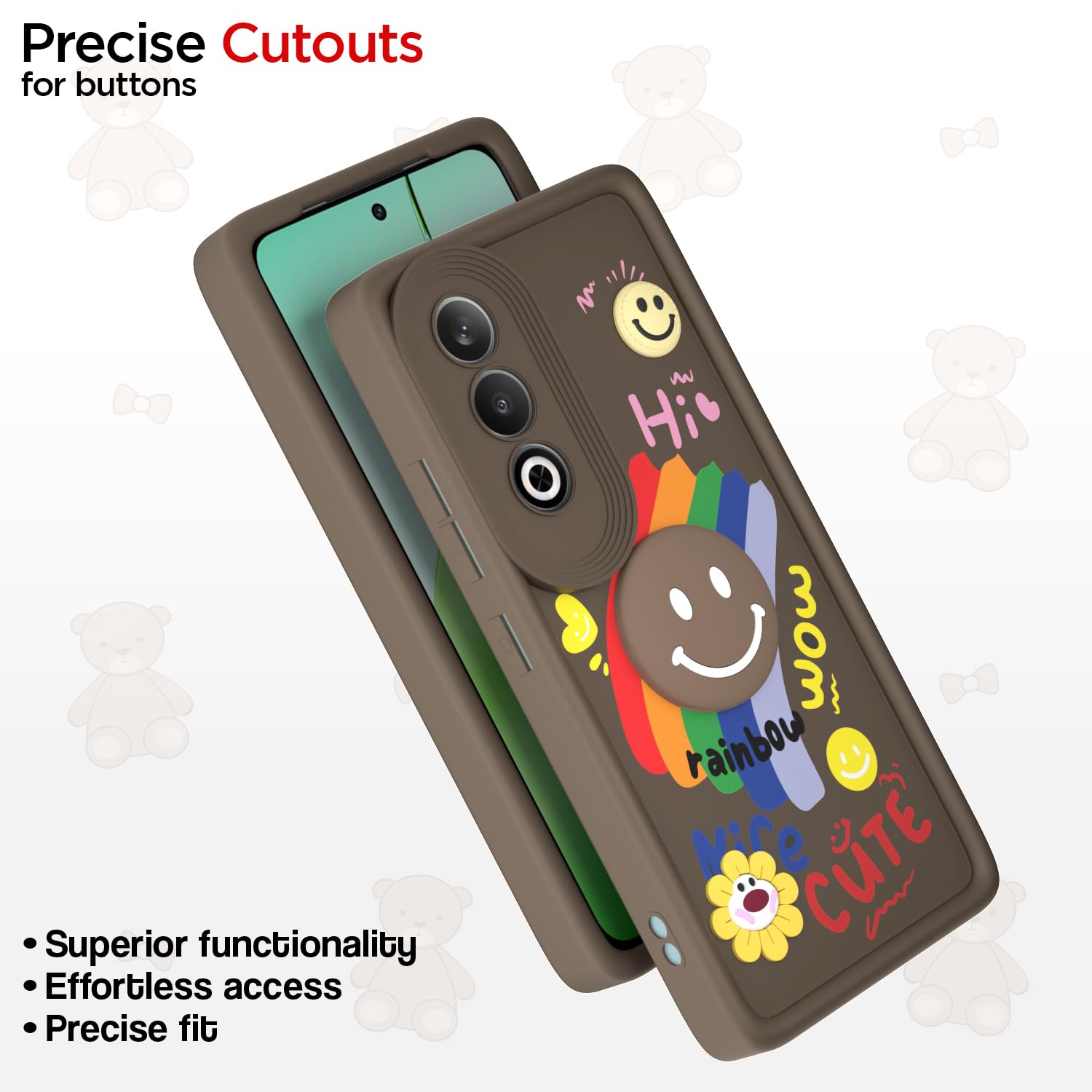 Pikkme brown phone cover for OnePlus Nord CE 4 5G – photo 6