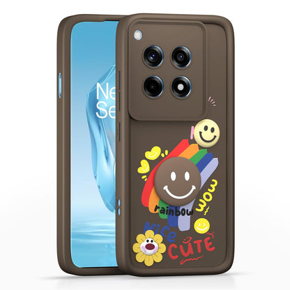 Pikkme brown mobile back cover for OnePlus 12R 5G