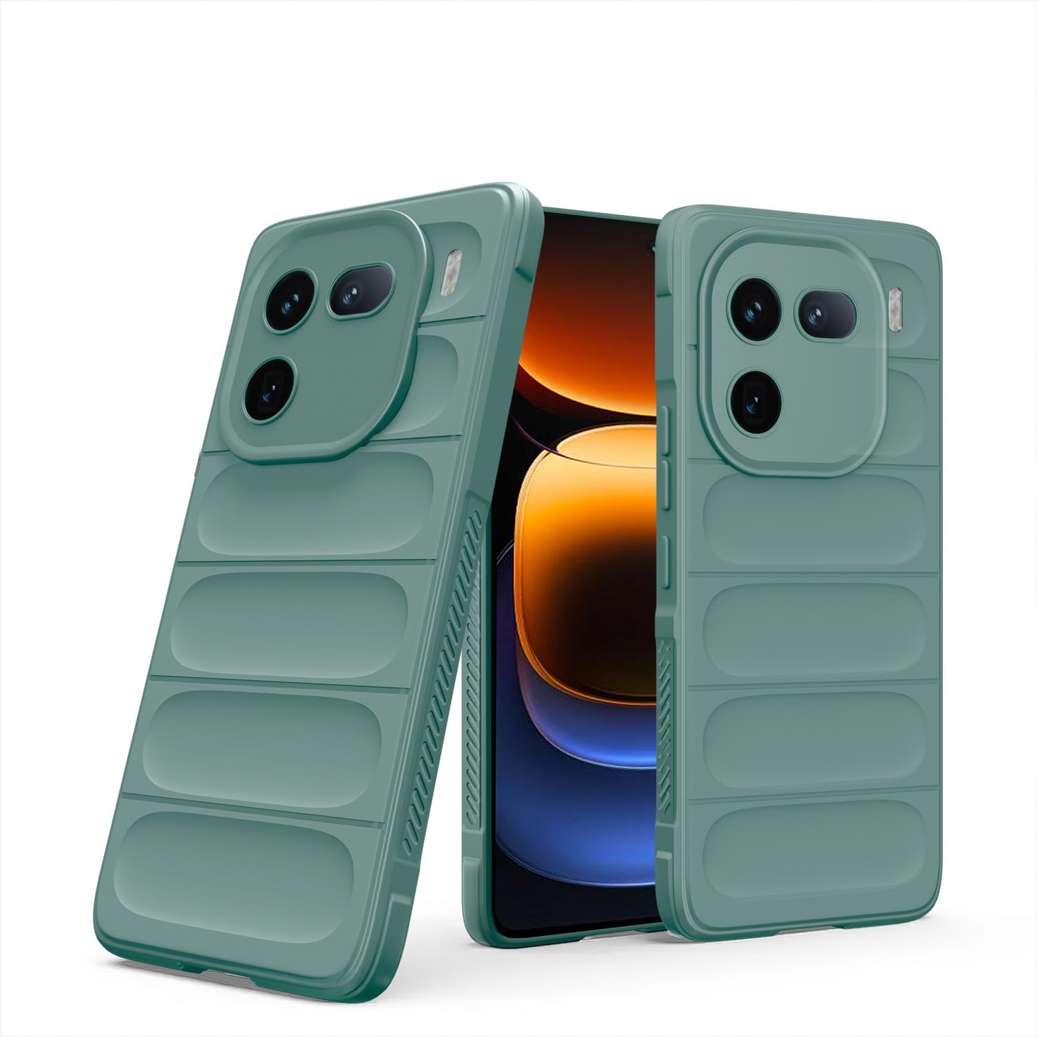 iQOO 12 5G back cover in green by Pikkme