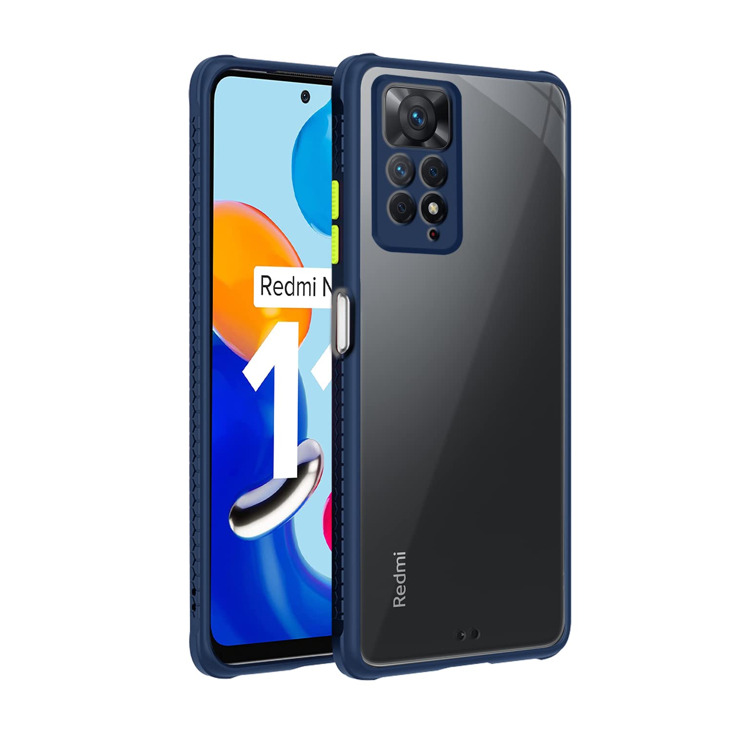 Pikkme blue mobile back cover for Redmi Note 11/Note 11s – photo 2