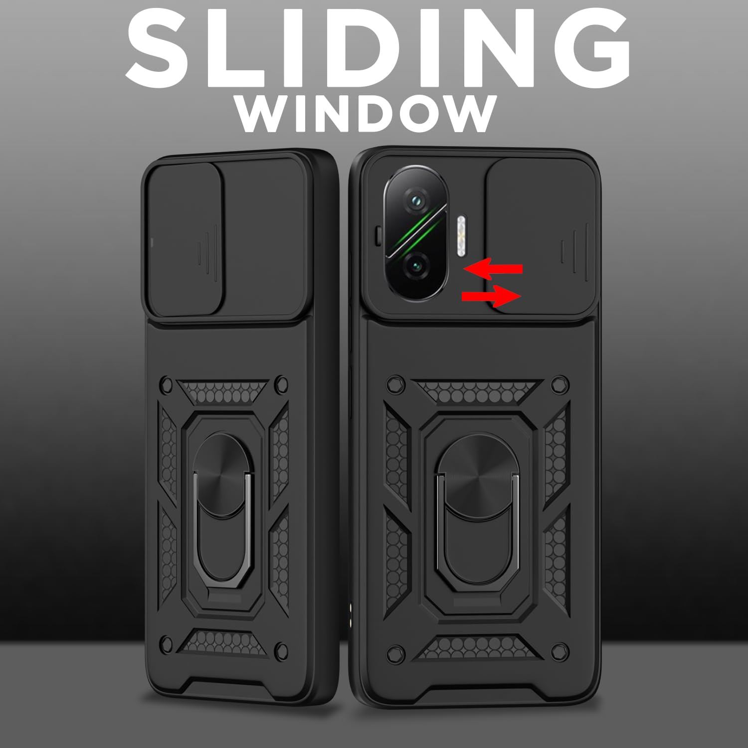 Pikkme Poco F7 5G black mobile back cover – photo 2