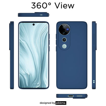Vivo V40/V40 Pro/T3 Ultra 5G Matte back cover in blue by Pikkme – photo 4