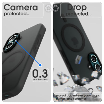Pikkme black Soft Silicone phone cover for iPhone 16 – photo 6