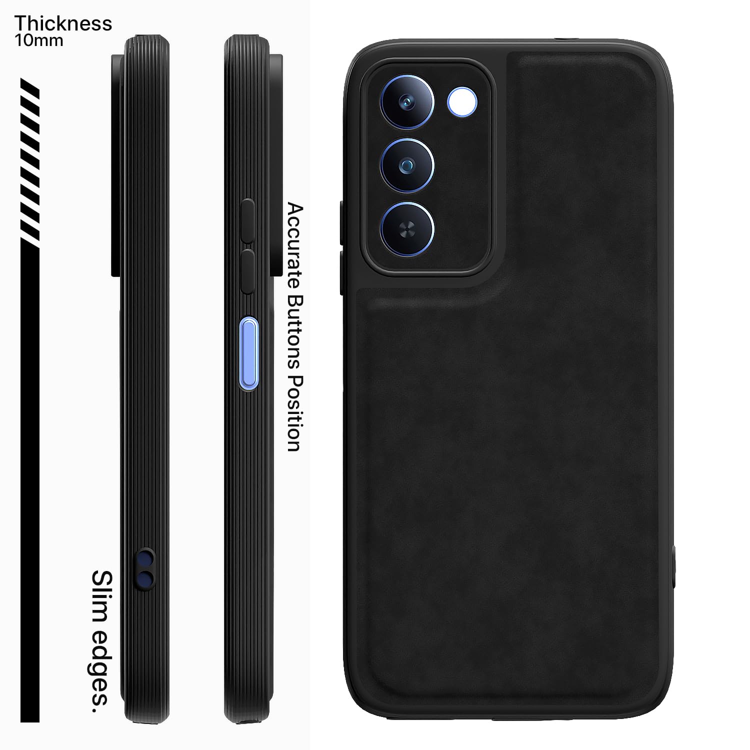 Black back cover for Realme P4 Lite 5G – Pikkme – photo 3