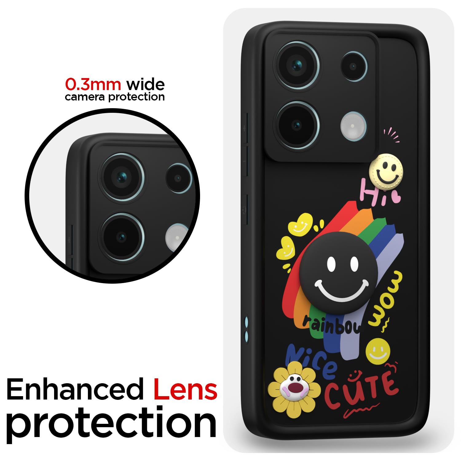Black Soft Silicone back cover for Redmi Note 13 Pro/Poco X6 5G – Pikkme – photo 5