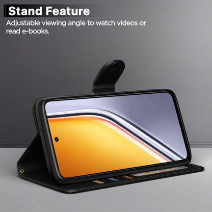 Pikkme Realme Narzo 80x/P3x/14X 5G Wallet black wallet flip cover – photo 3