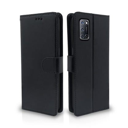 Pikkme black mobile flip cover for Oppo A52