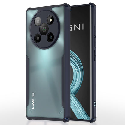Pikkme blue mobile back cover for Lava