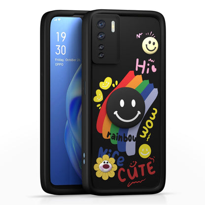 Black Soft Silicone mobile cover for Oppo F15 – Pikkme