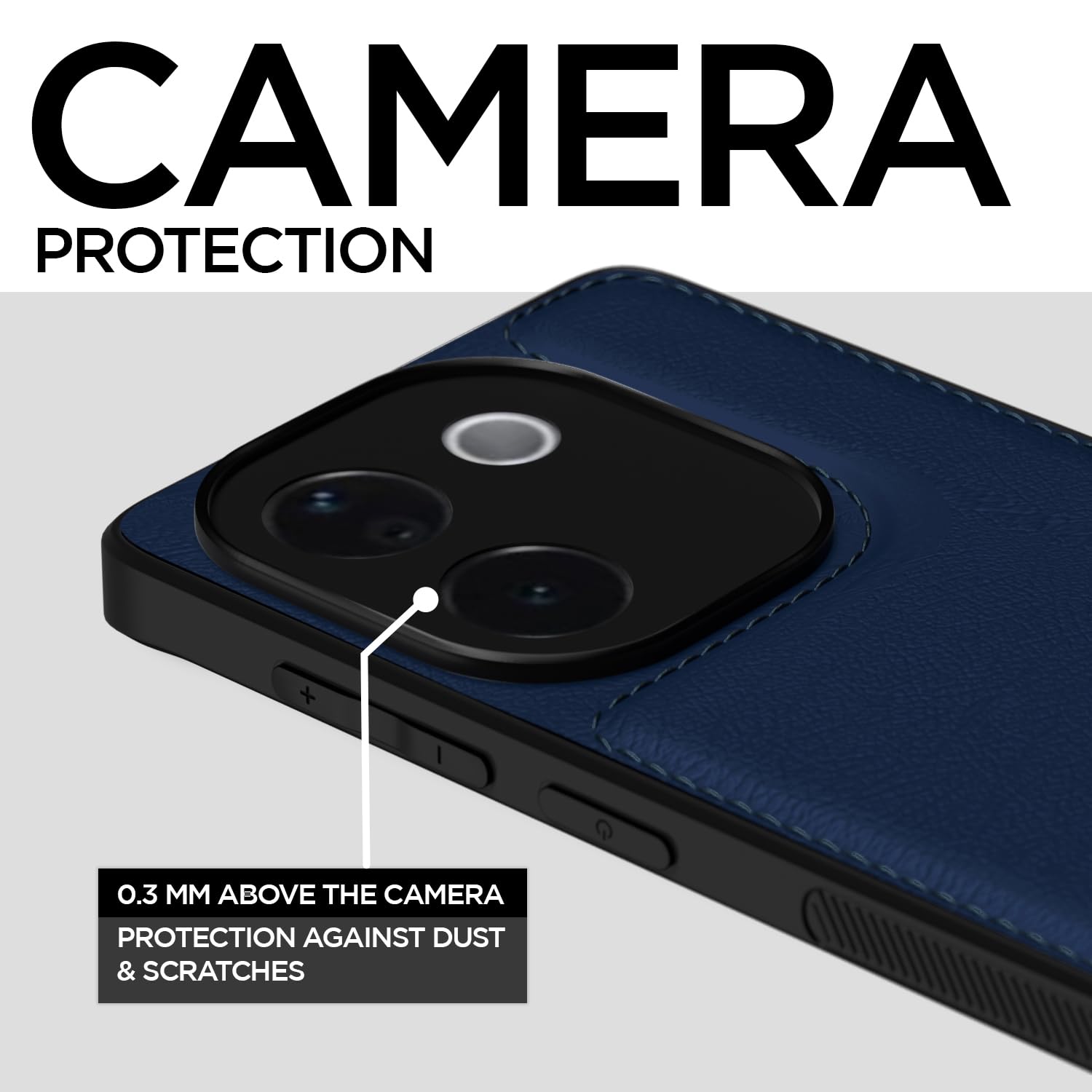 Pikkme blue mobile cover for iQOO Z9s Pro/Vivo T3 Pro 5G – photo 3