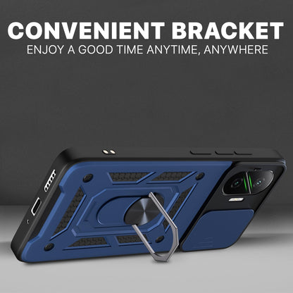 Pikkme blue D10 Camera Shield mobile back cover for Poco F7 5G – photo 3
