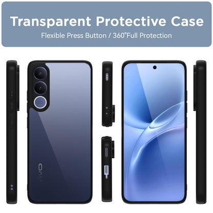 Black Hybrid back cover for Vivo V70 FE 5G – Pikkme – photo 2