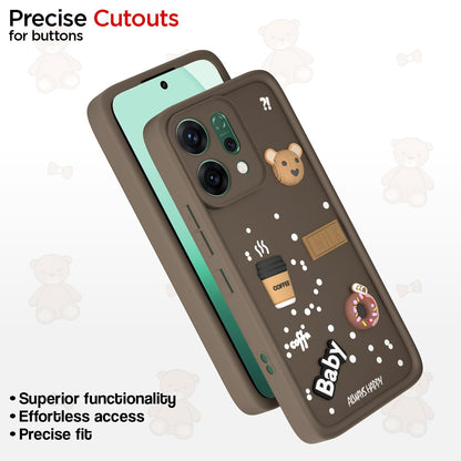 Pikkme Oppo Reno 14 Pro 5G/3D brown back cover – photo 6